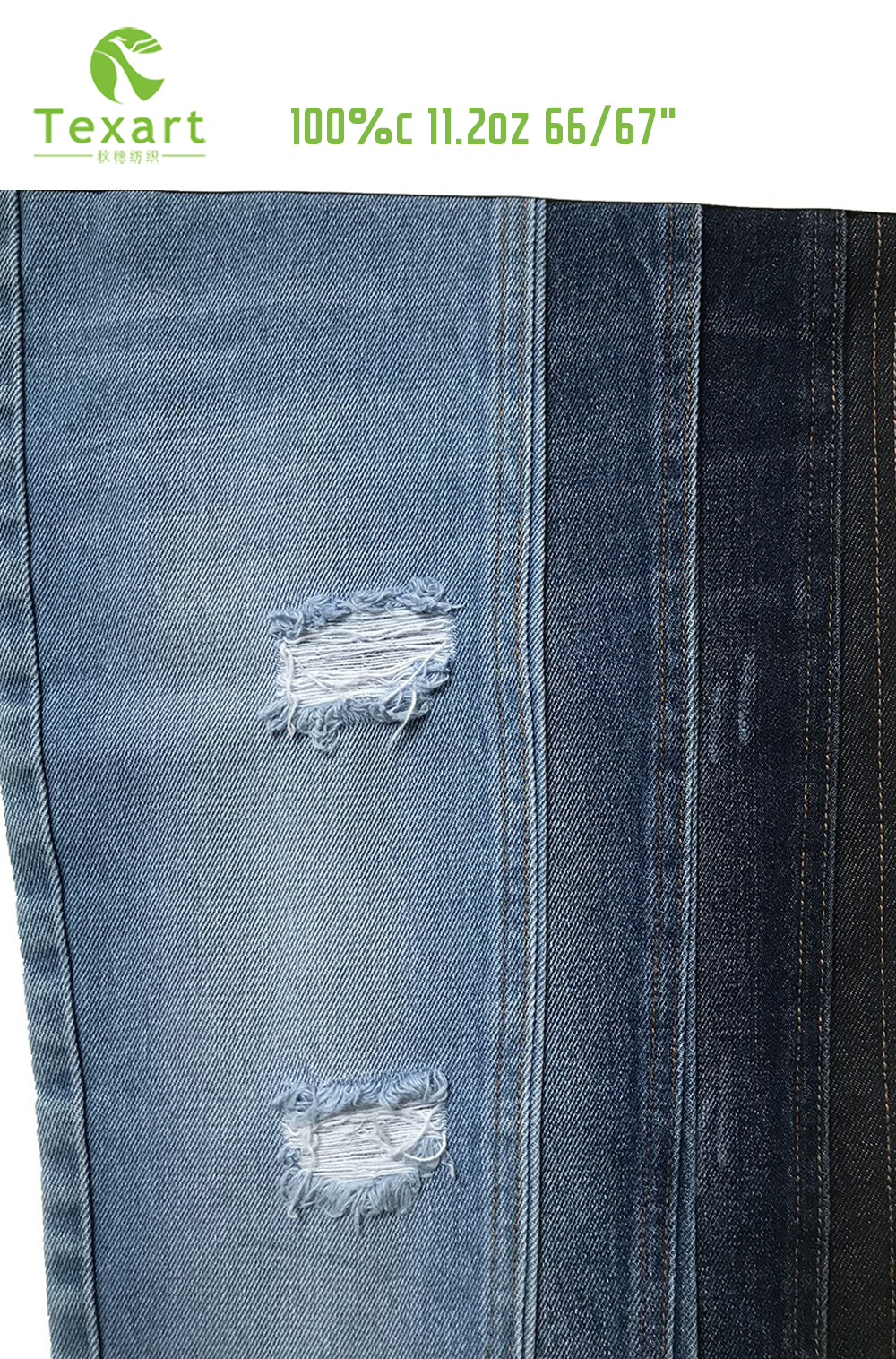 Denim fabric hot sale white denim pfd rfd denim fabric