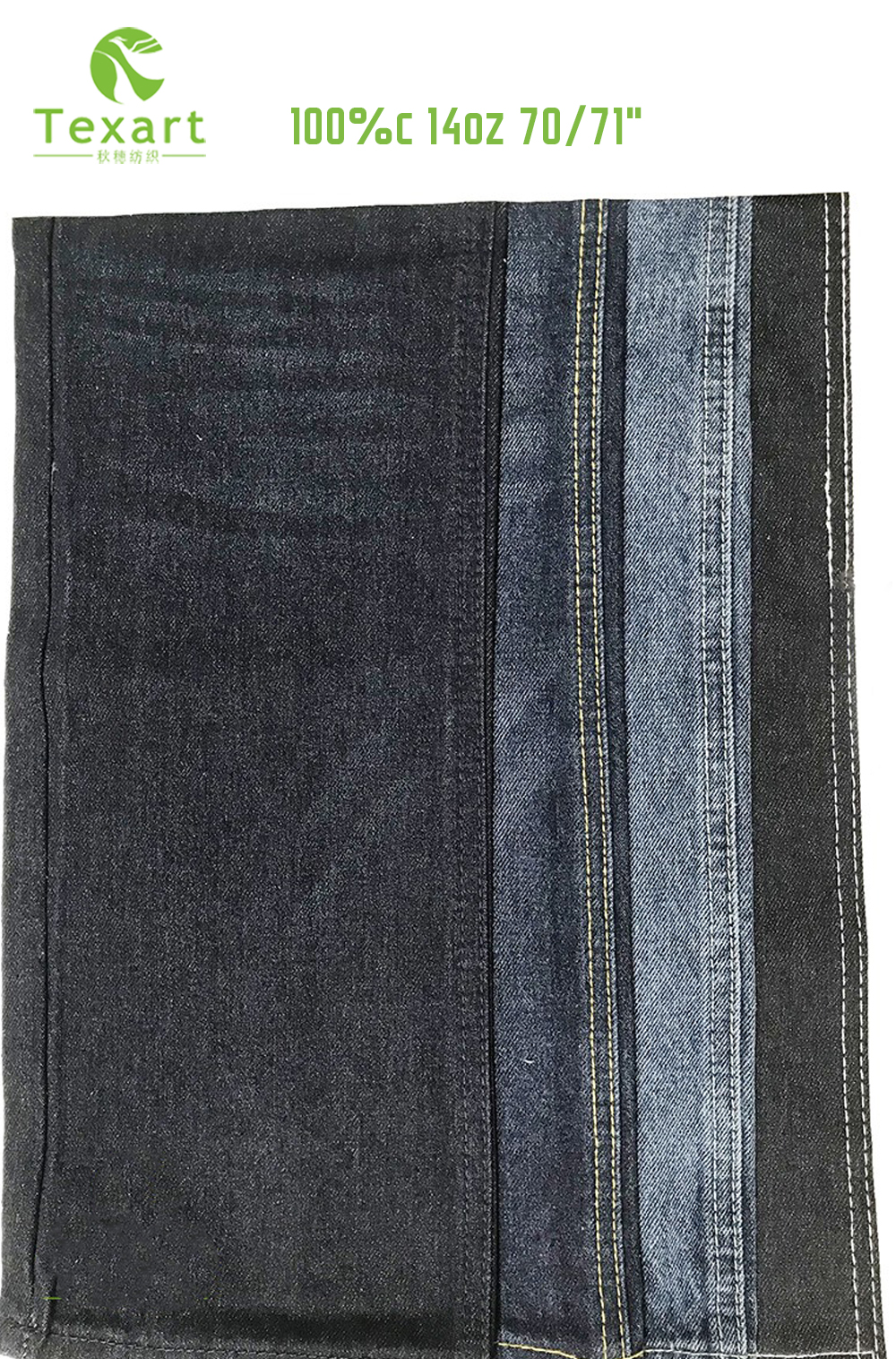 100% cotton jeans denim textile 14 oz denim jeans fabric dark blue solid jeans denim fabrics
